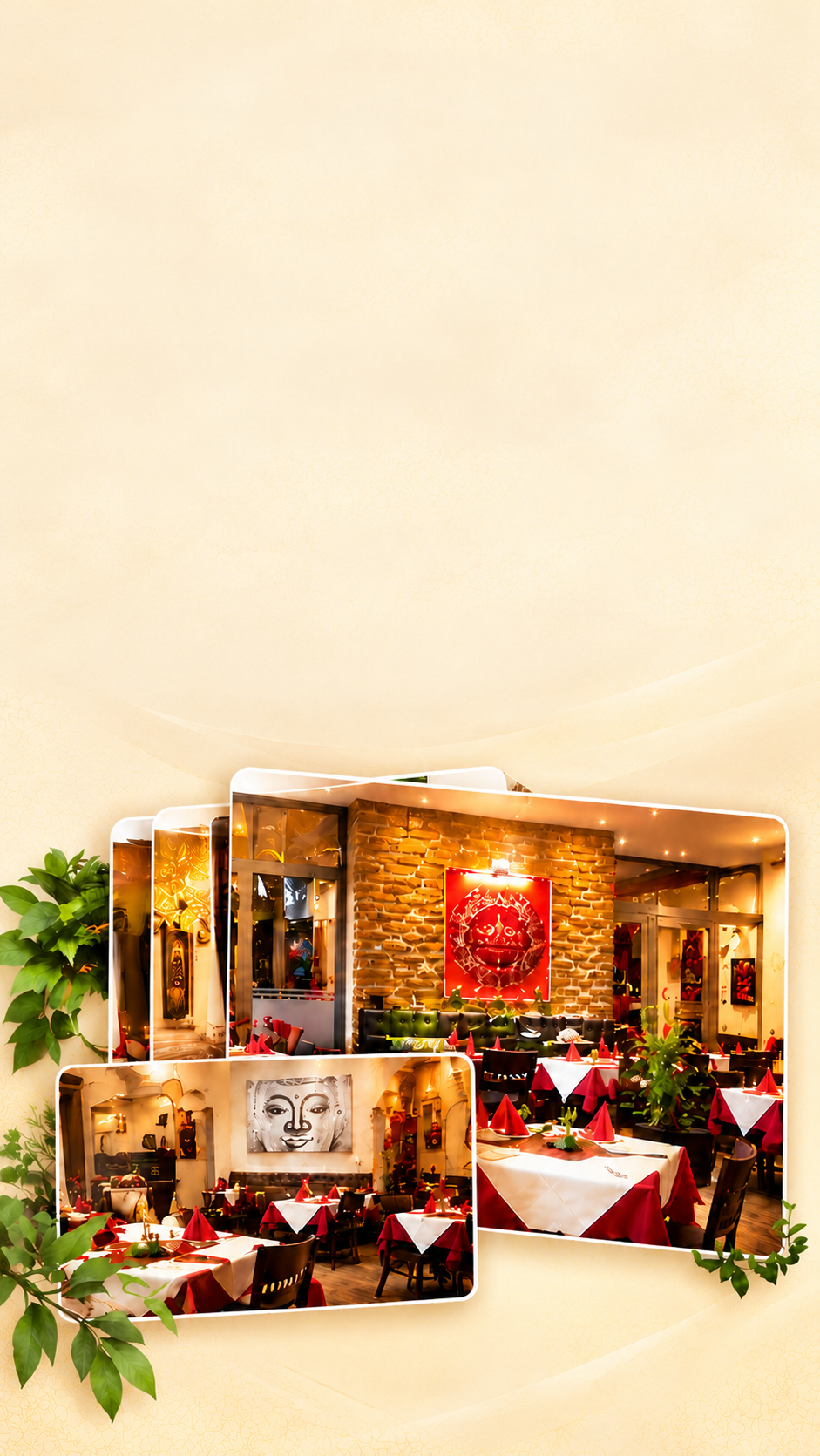 Innenansicht des Namaste Restaurants